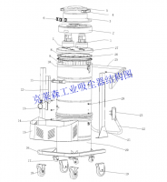 工业吸尘器结构原理图详解