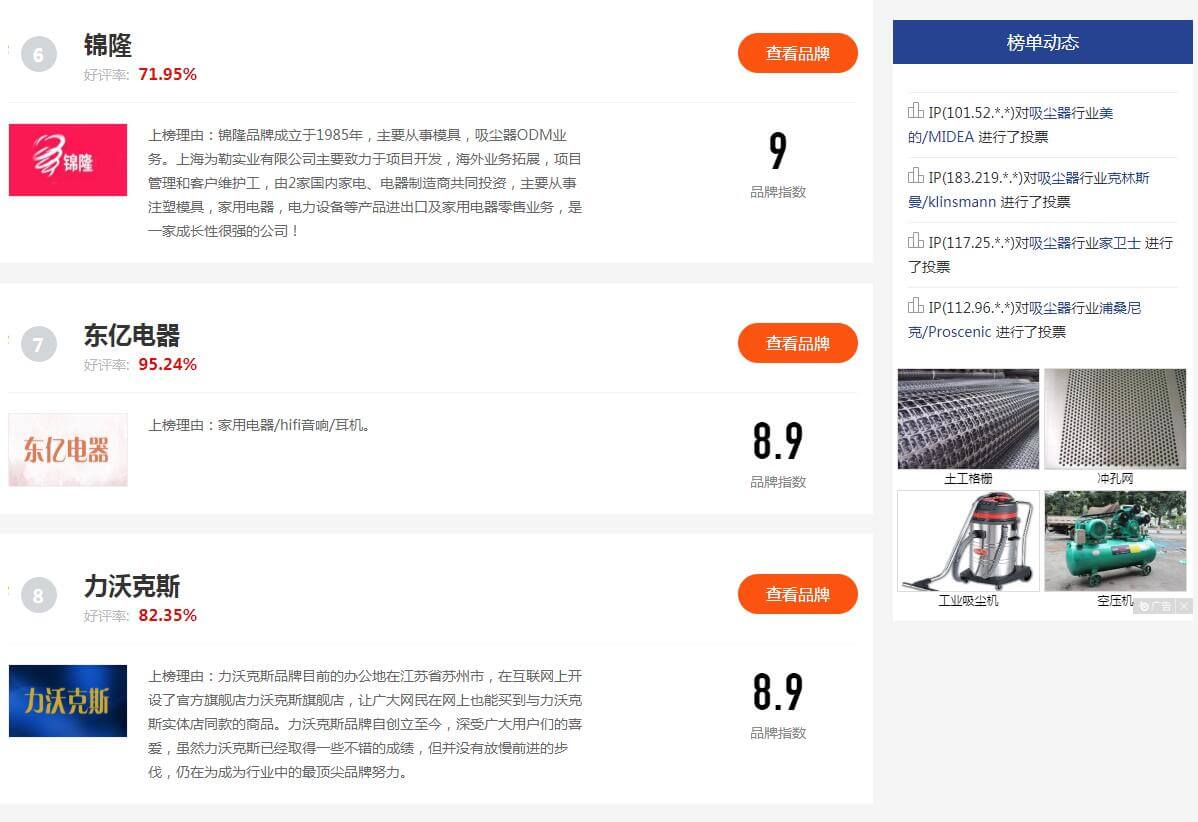 2021年工业吸尘器十大排名榜